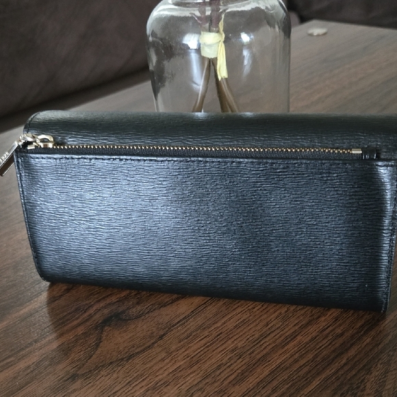 DKNY Textured Black Clutch - Picture 3 of 5